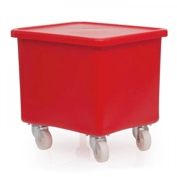 Moulded truck with lid in red
