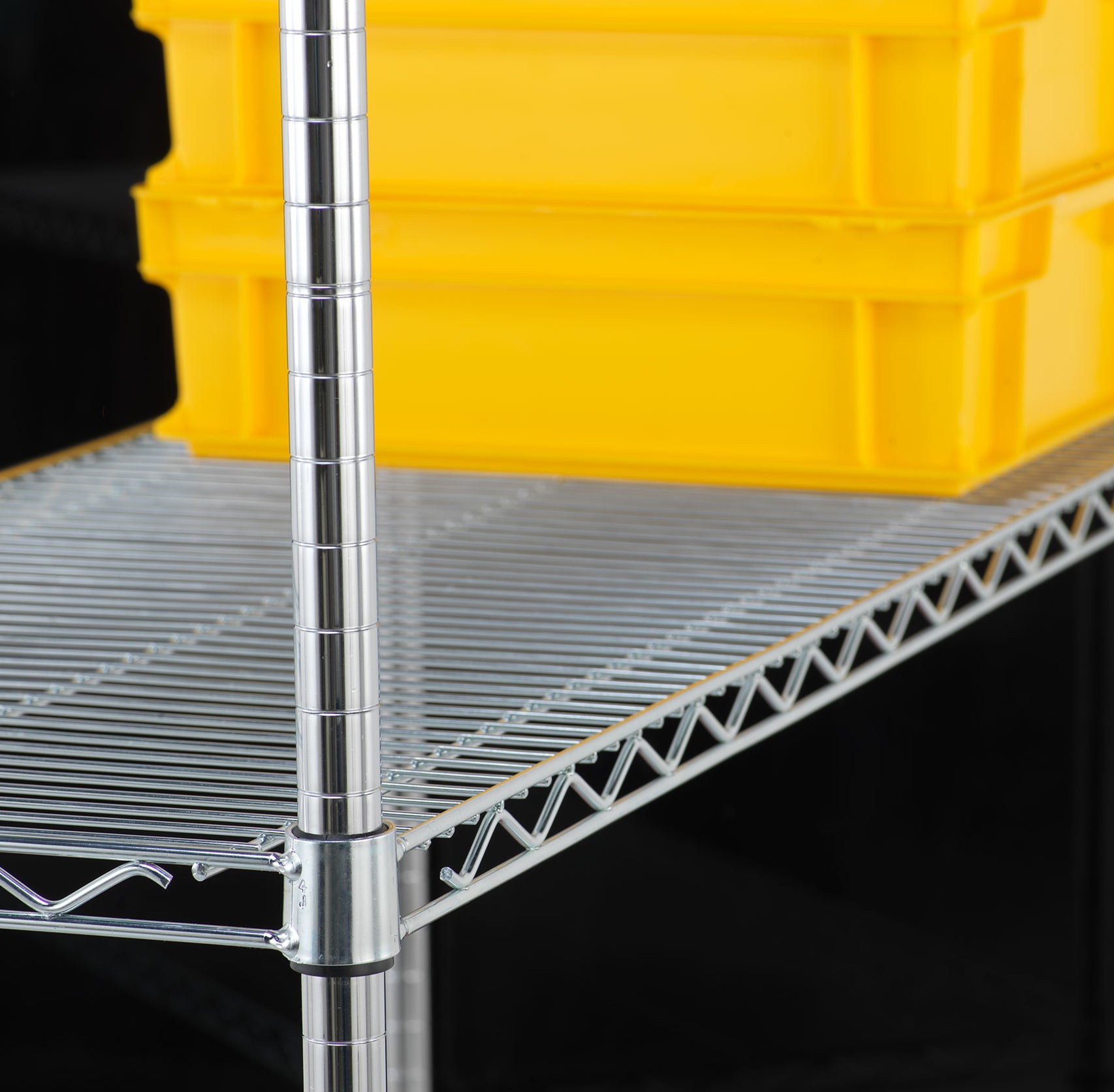 Stainless Steel Wire Shelving - Mobile Unit 1800mm High — Mailbox Products