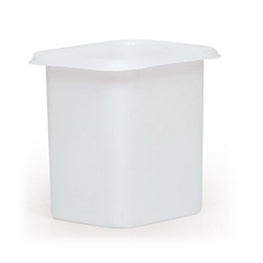 Food manufacture containers in white